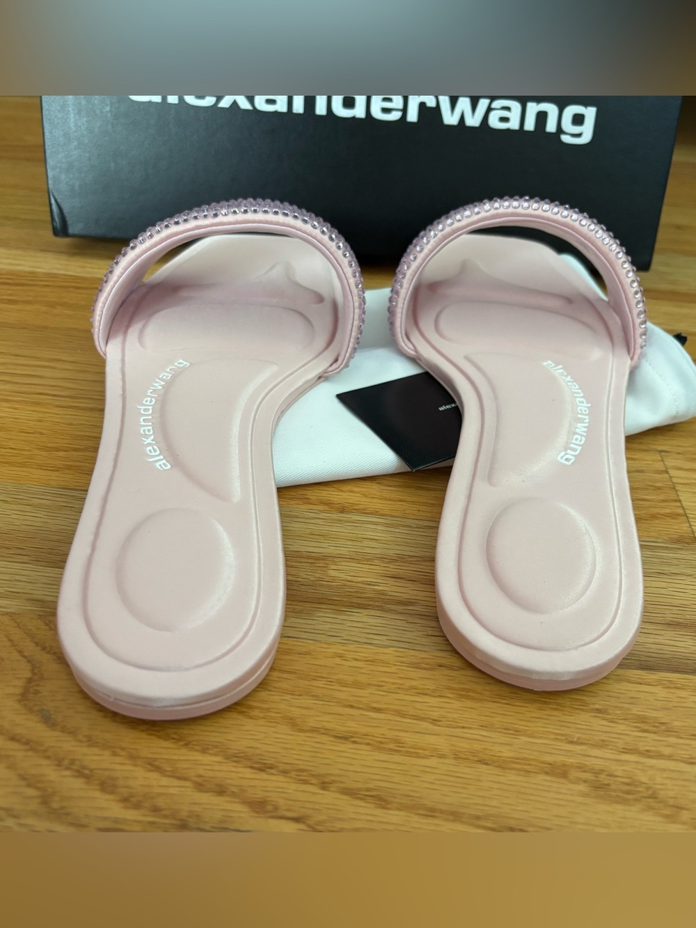 Pink Alexander Wang Crystal Slides - Picture 4 of 4